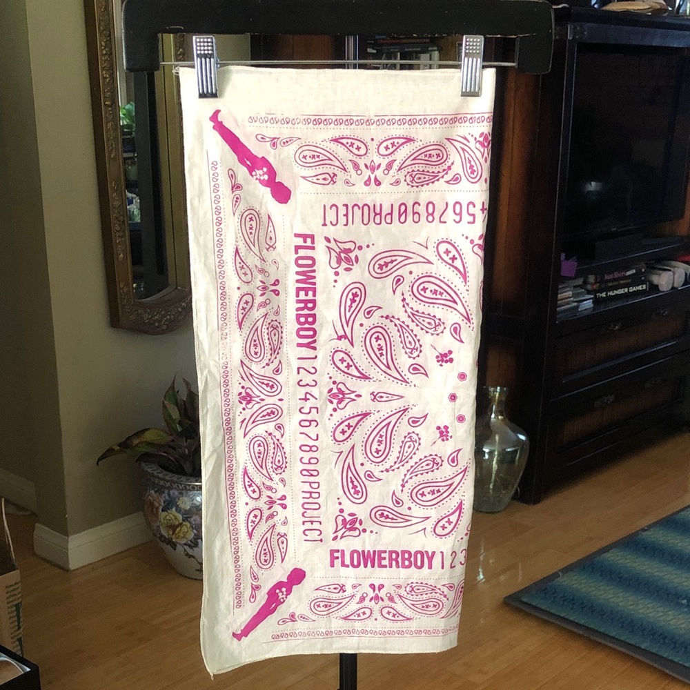 FLOWERBOY PROJECT Pink Paisley Bandana